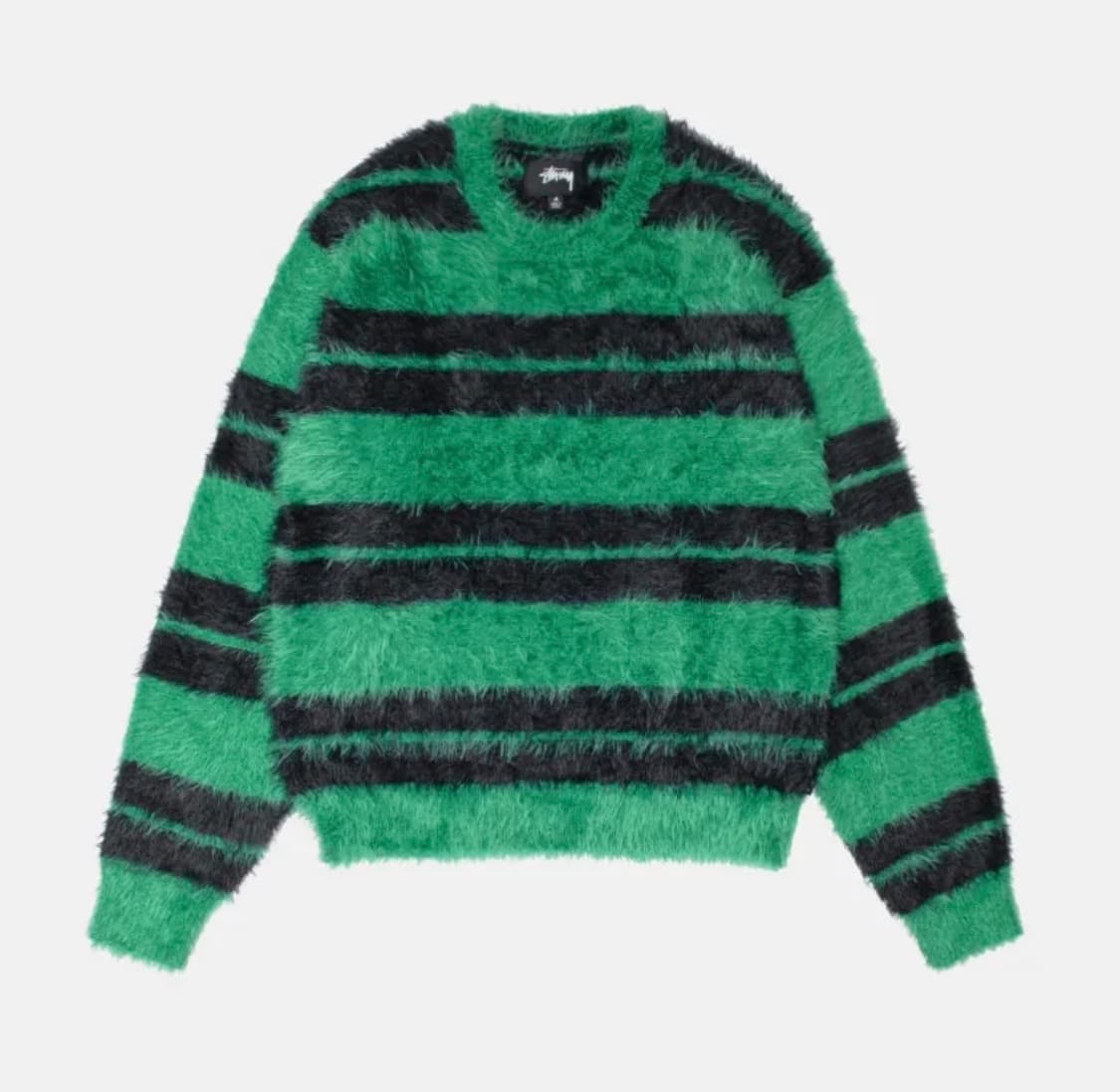 스투시 헤어리 스트라이프 크루넥 스웨터 니트 XL 상품이미지1