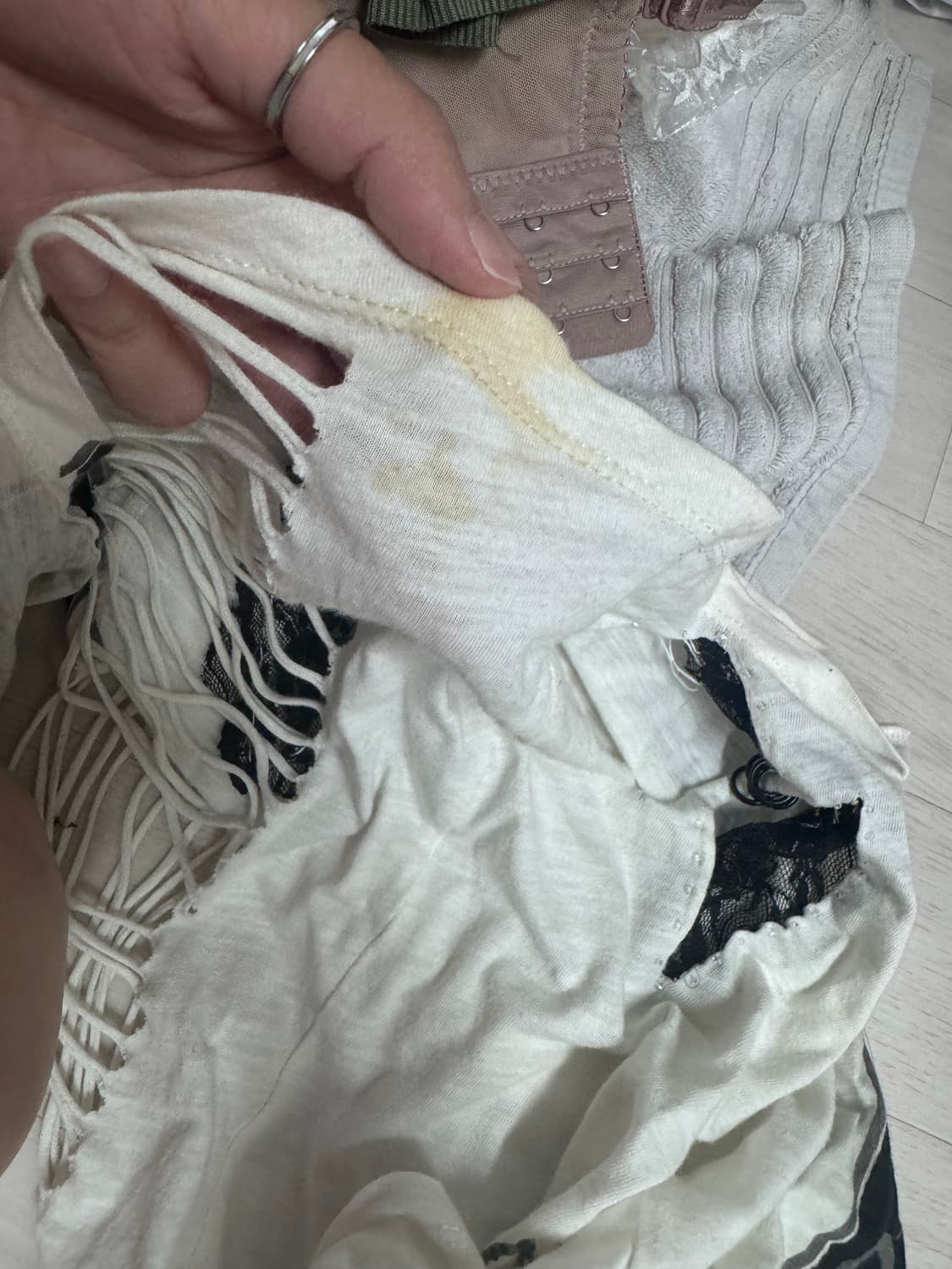 홍대빈티지 그런지 해골 티셔츠 상품이미지4