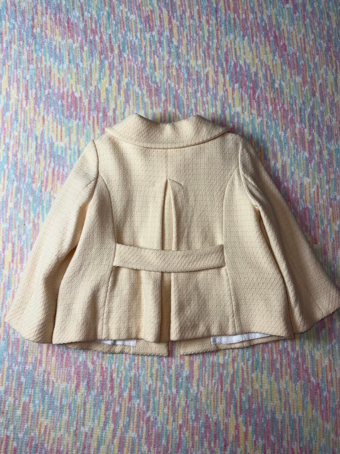 아이보리 울 숏코트  상품이미지7