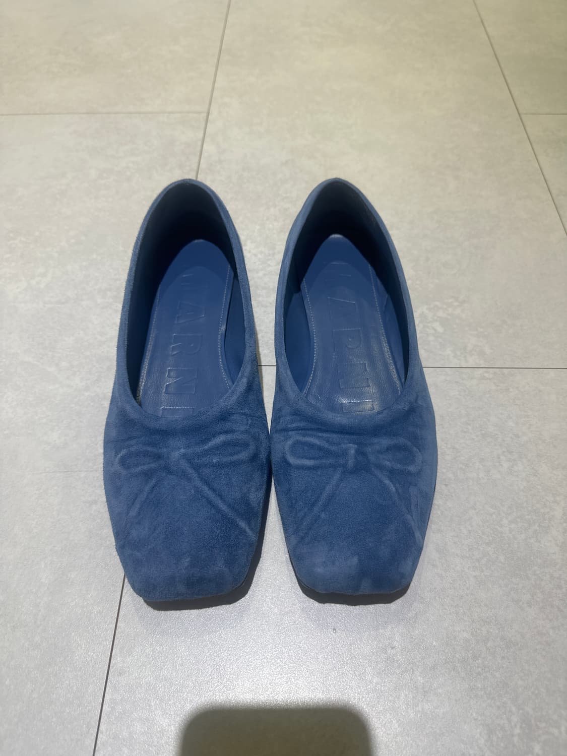 마르니 페이크리본 플랫 슈즈 38 250mm 상품이미지1