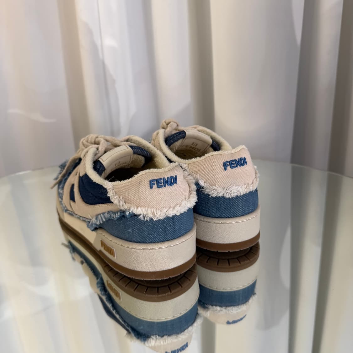 (7) 펜디 FF 데님 스니커즈 상품이미지4