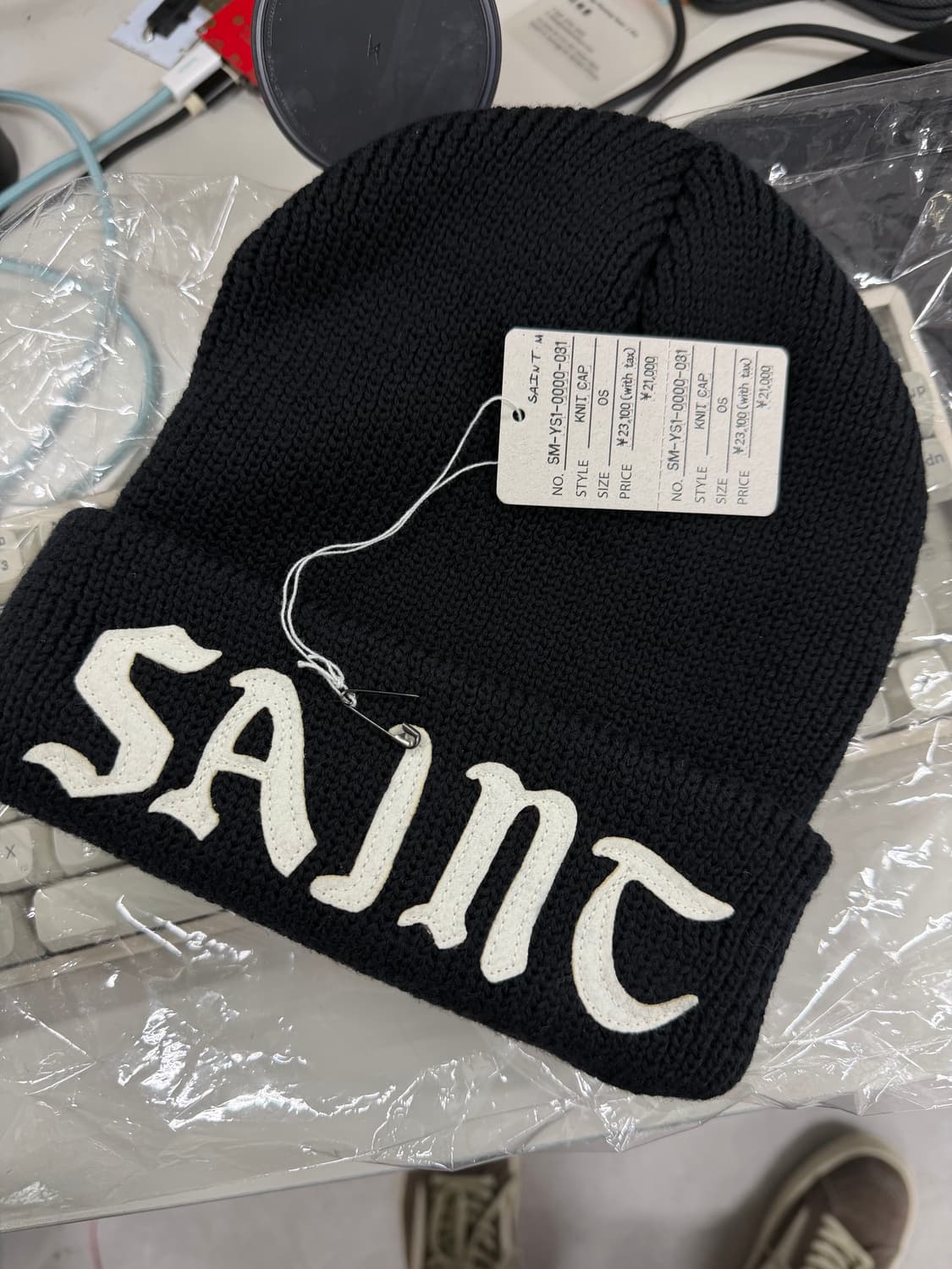 세인트 미카엘 니트 캡 24AW 상품이미지1