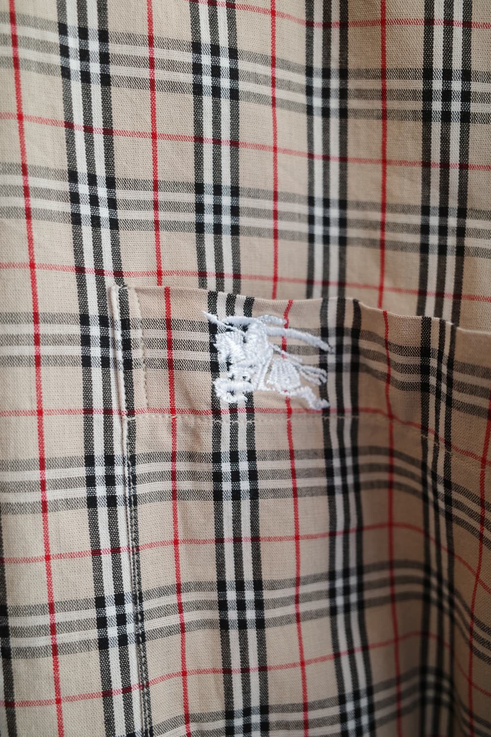 90s Burberrys 버버리 노바체크 셔츠  상품이미지4