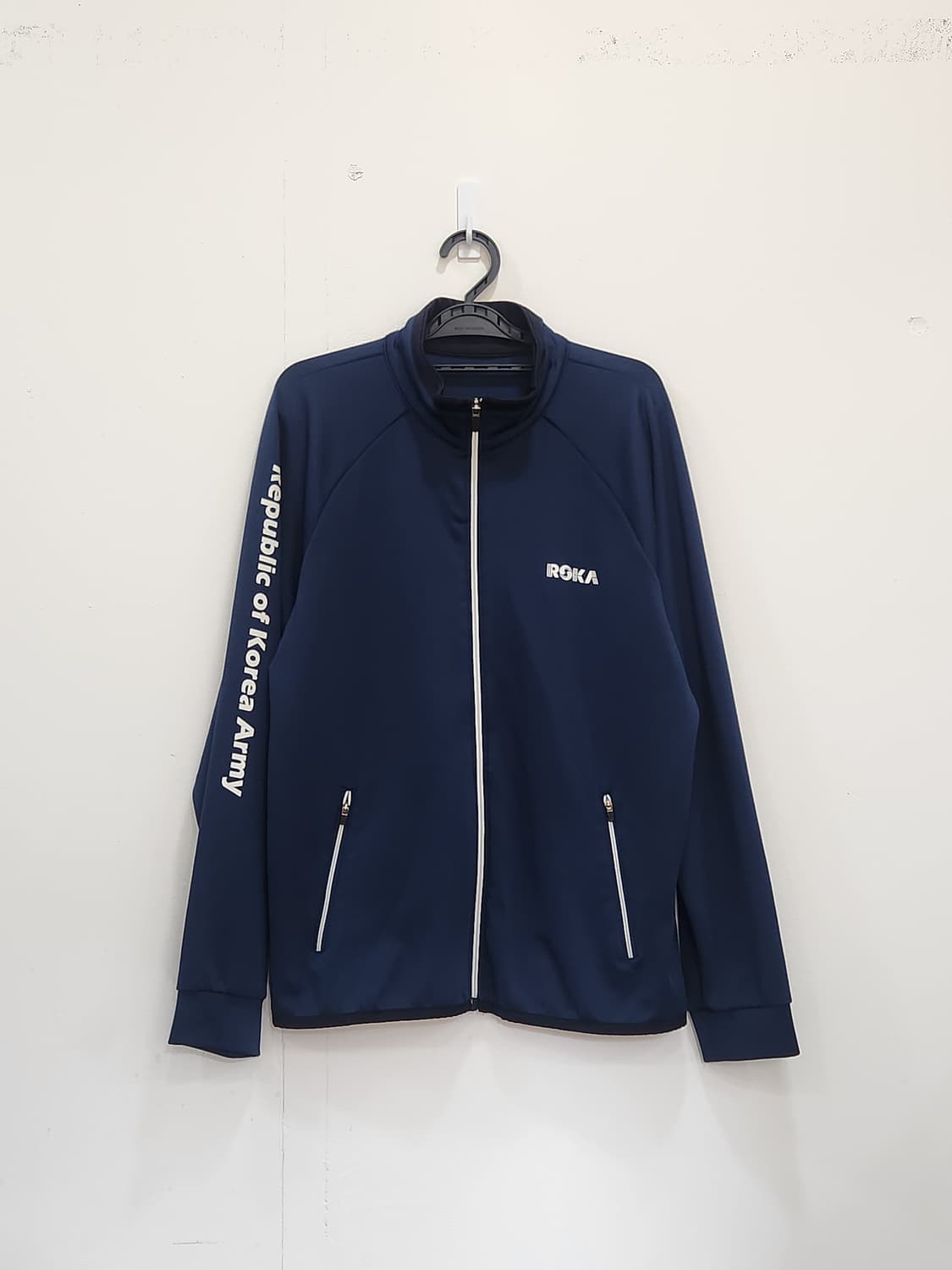 [100] ROKA 트레이닝 집업 자켓 네이비 남성 M 100 상품이미지1
