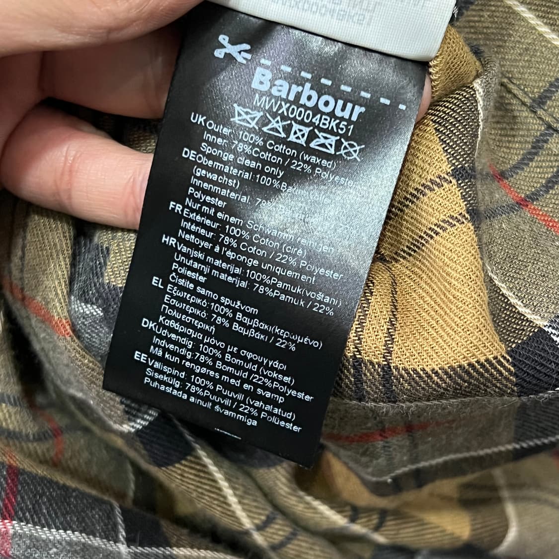  바버 인터네셔널 헌팅 자켓 y14462 상품이미지7