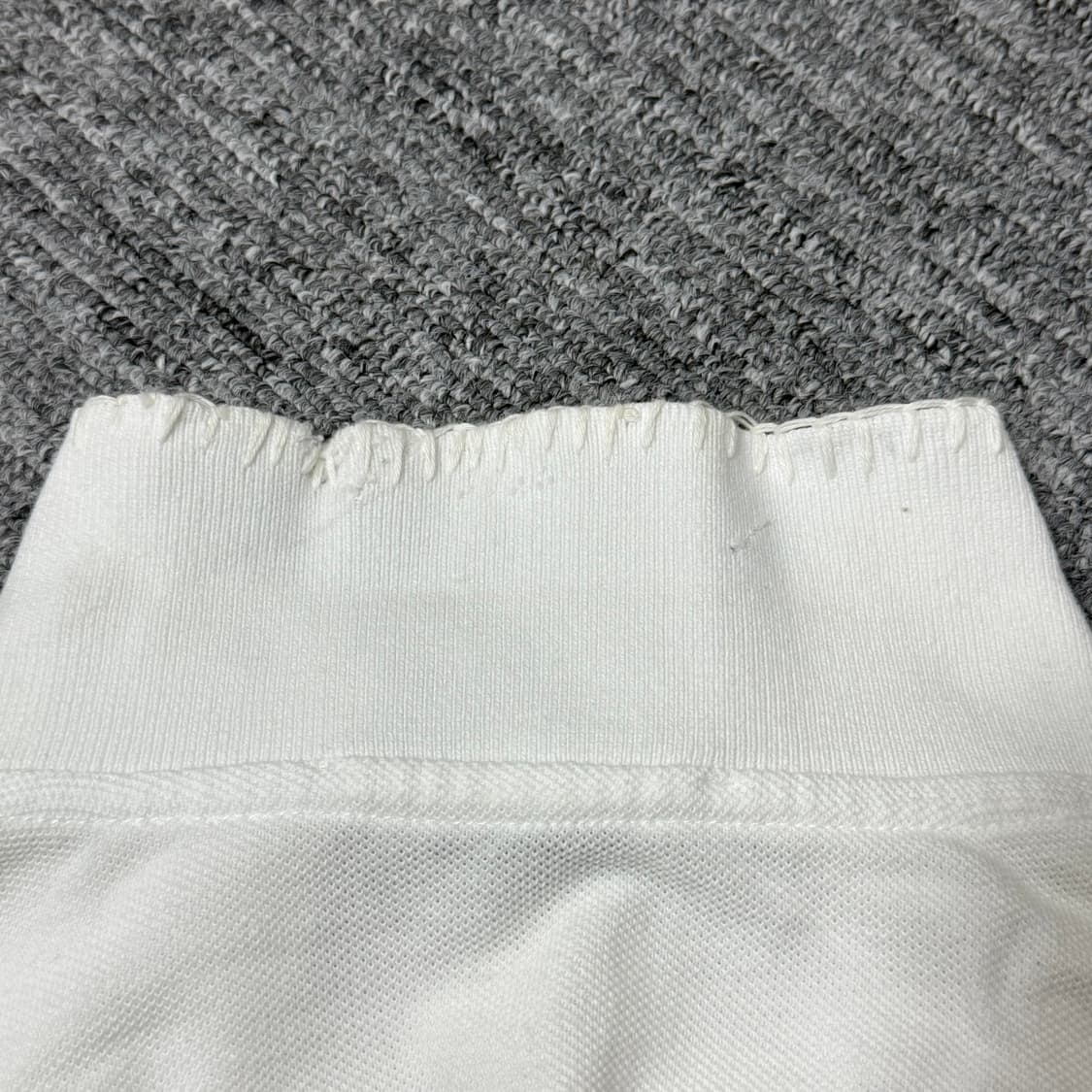 빈티지 폴로카라 반팔티 (White) | 스티치 커스텀제품 상품이미지9