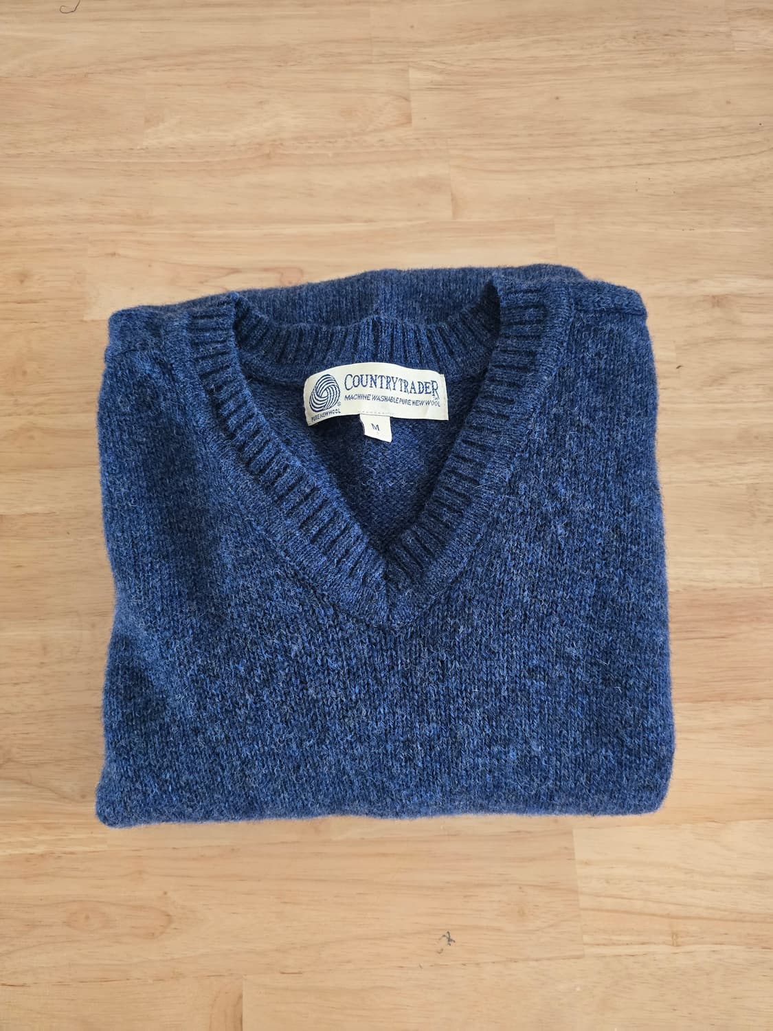 🇦🇺 Country Trader 머신워셔블 퓨어 울 브이넥니트 상품이미지7