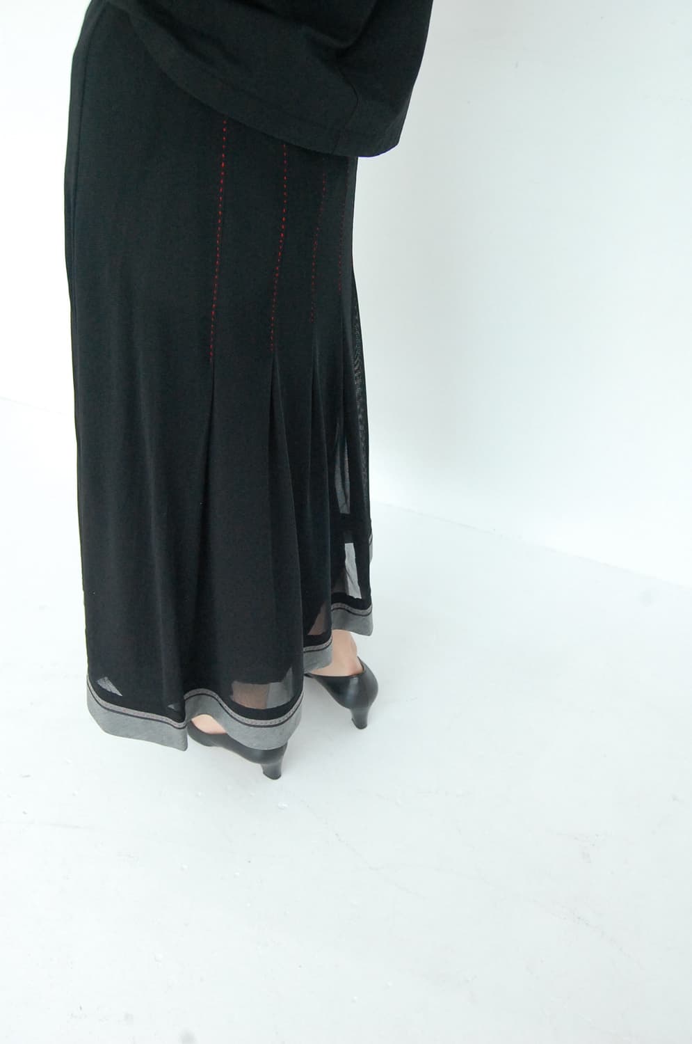 Hiroko bis mesh pleats Skirt 상품이미지6