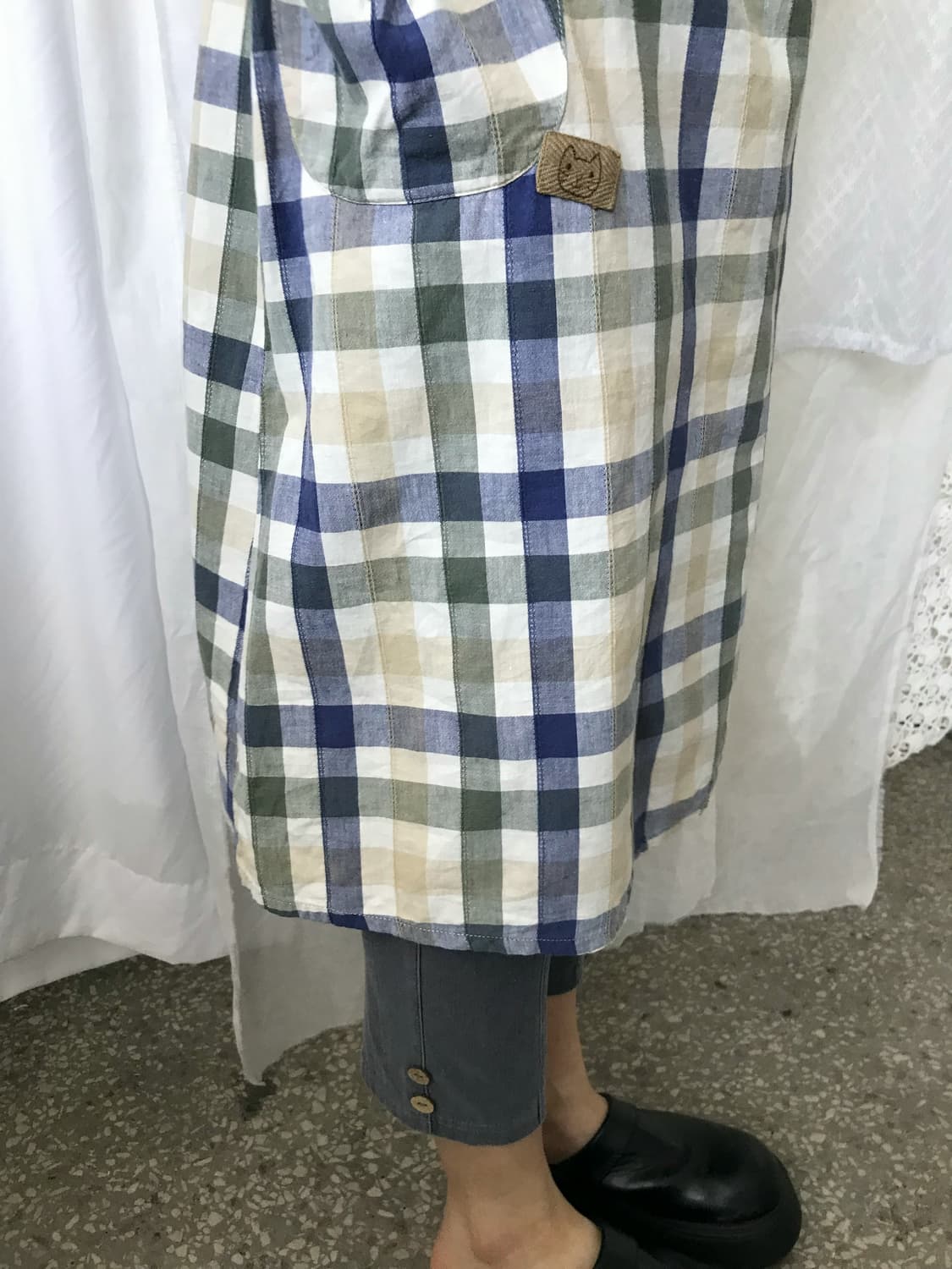버튼 레이어드 팬츠  상품이미지1