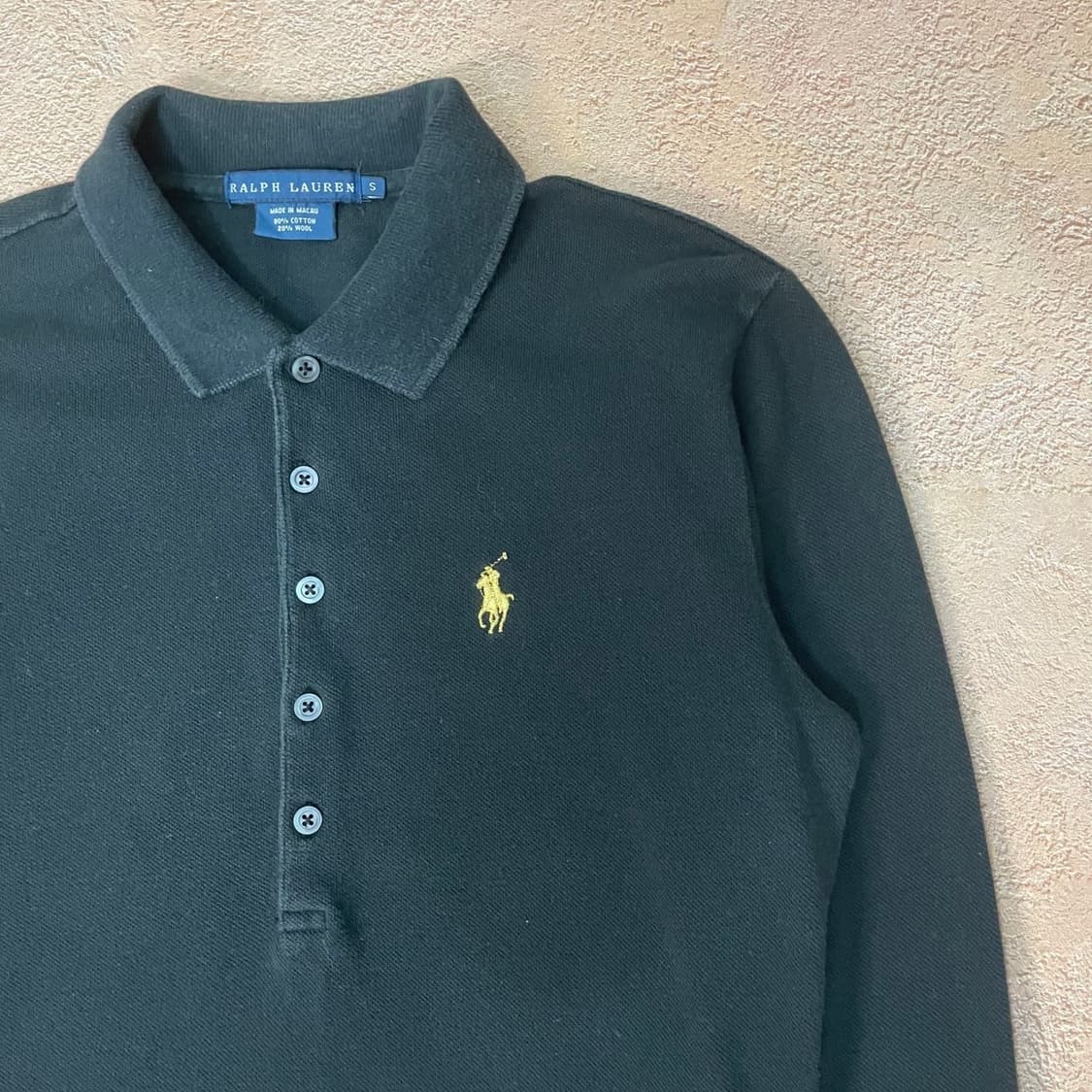 [S] 폴로 카라 긴팔티 상품이미지3