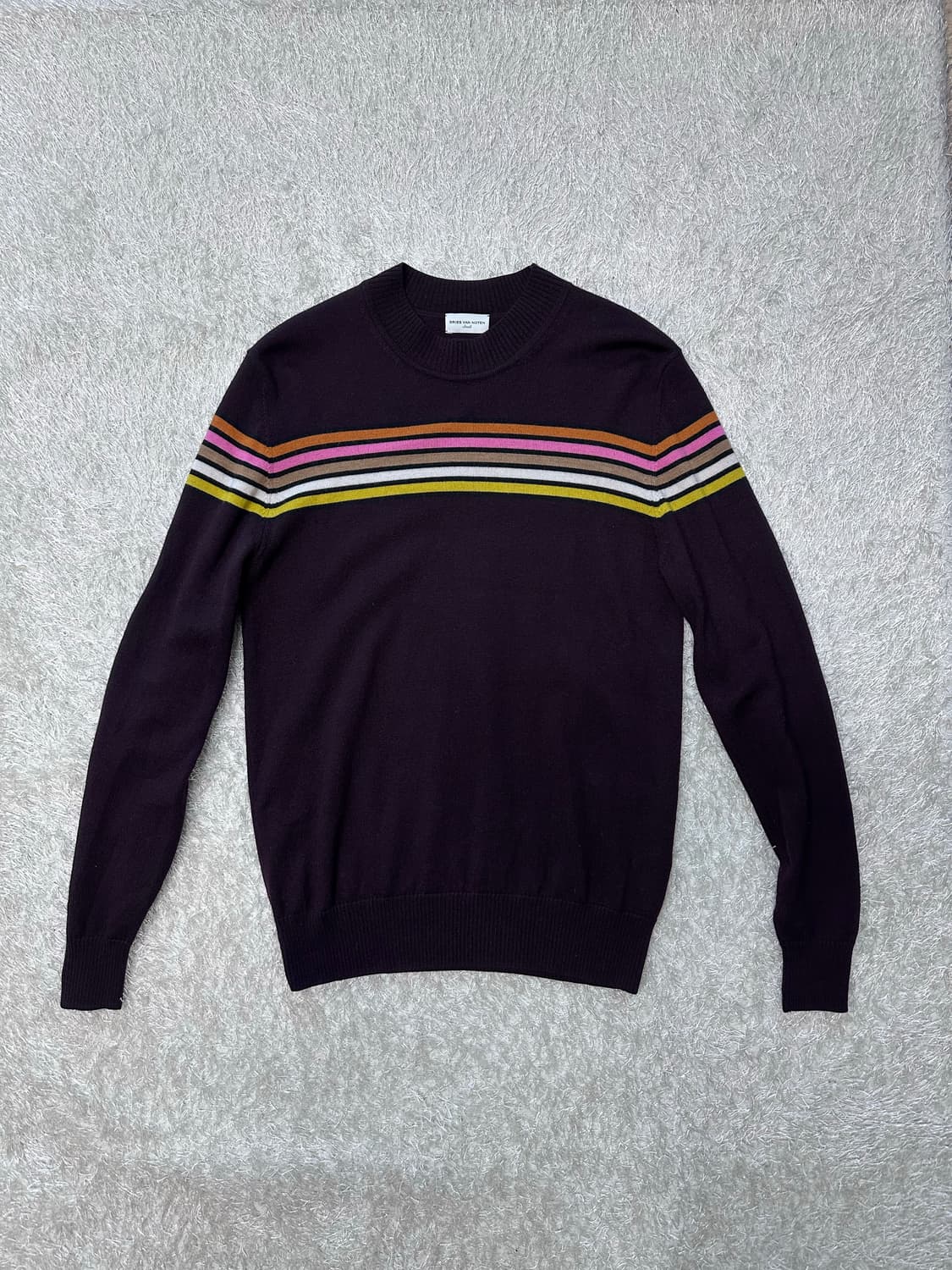 드리스 반 노튼 메리노 울 니트 상품이미지1