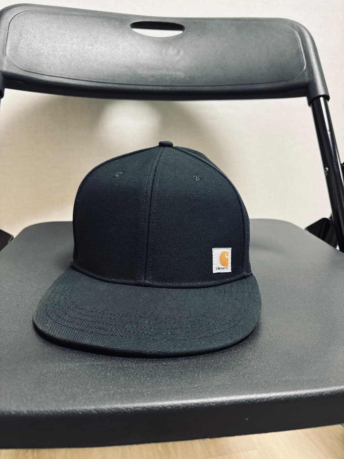 Carhartt 칼하트 캔버스 로고 스냅백 상품이미지1