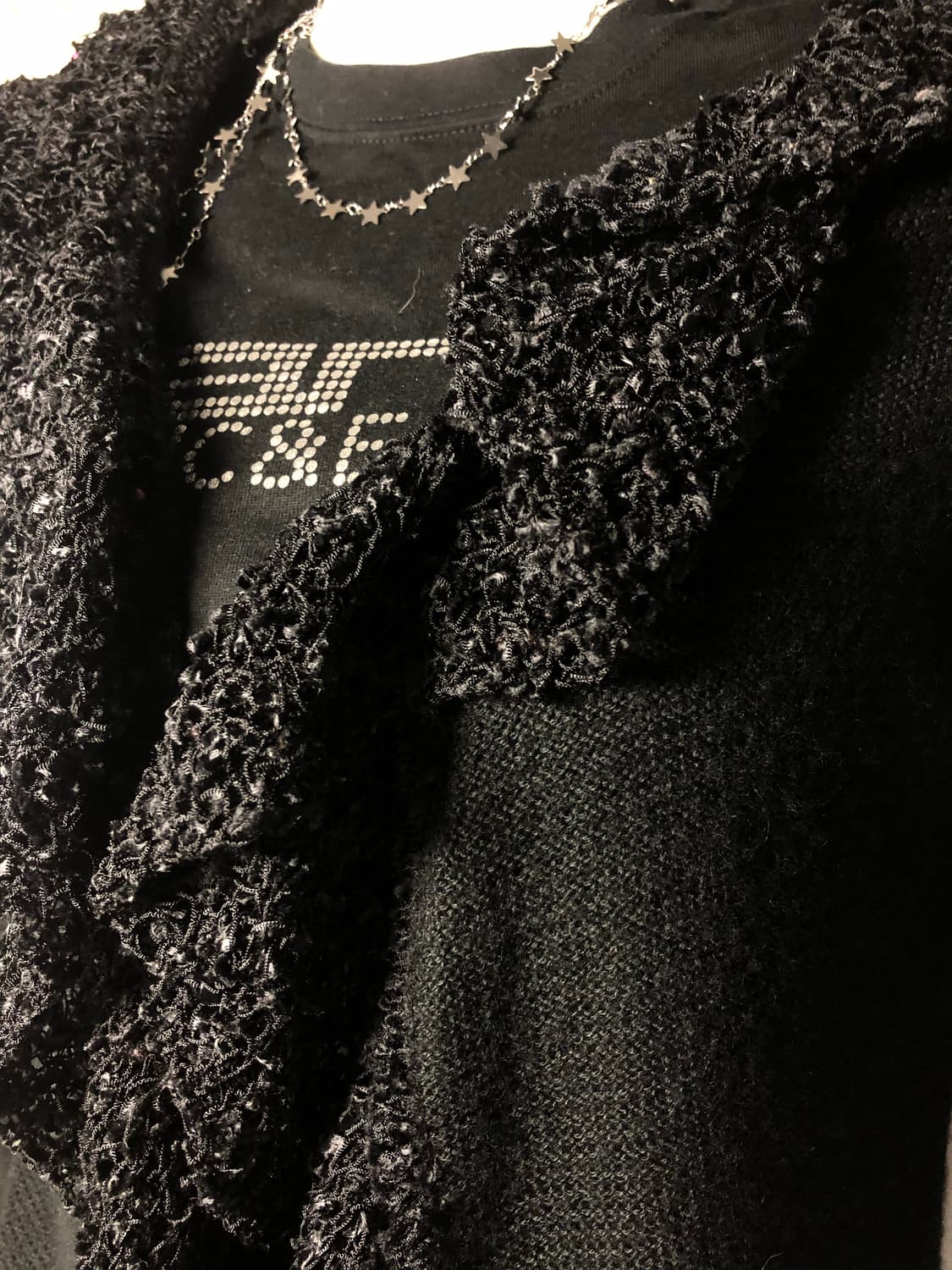 black knit frill cd 상품이미지3