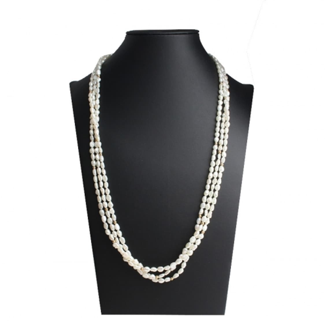 세 겹 밥풀진주 목걸이 팔찌 세트 상품이미지2