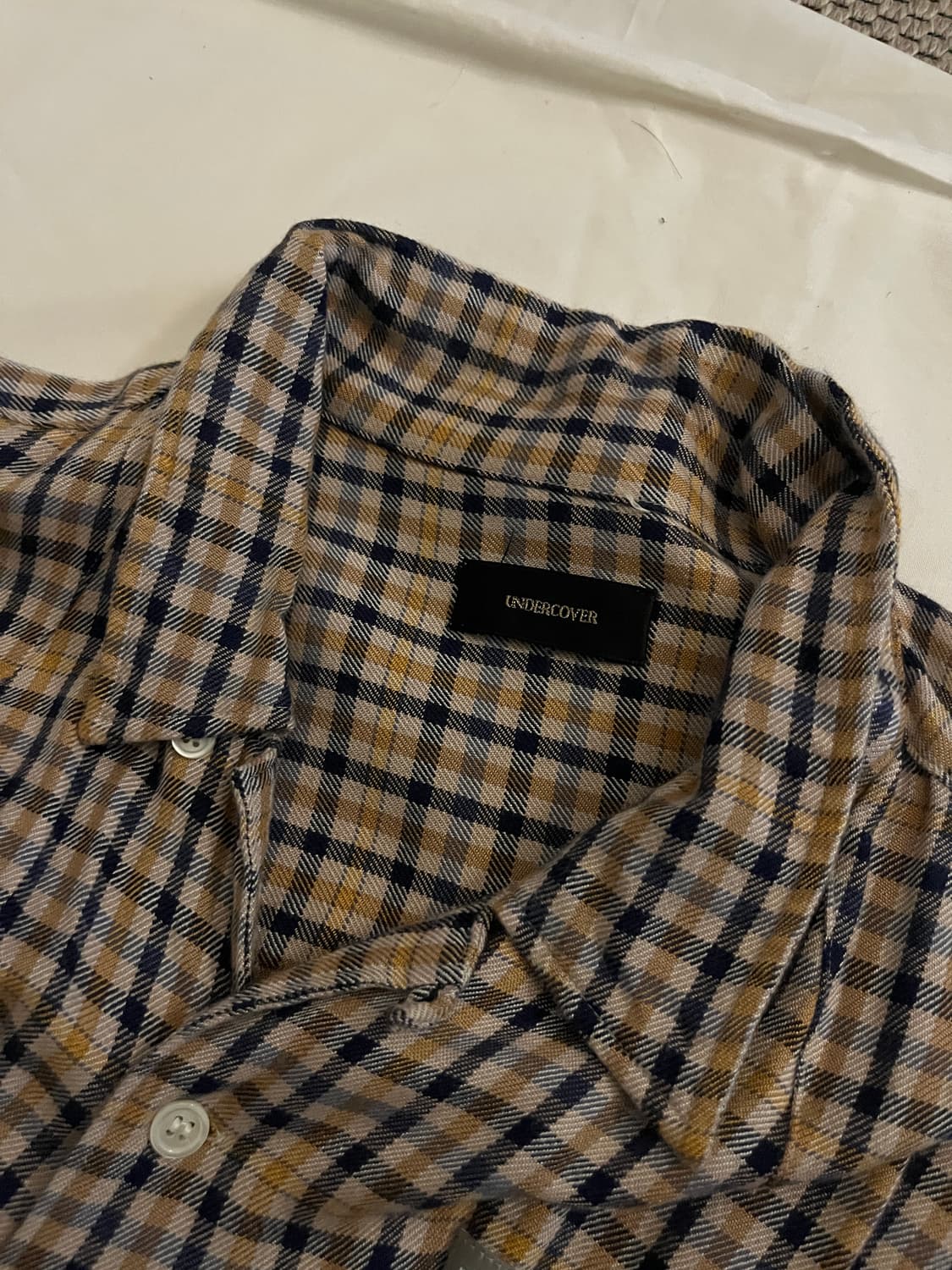 언더커버 플란넬 체크셔츠 4 사이즈 상품이미지3