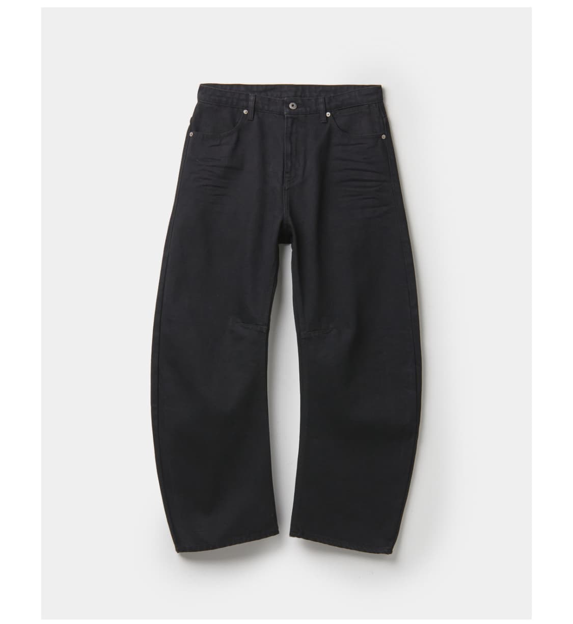 쿠어 엠보 워시드 딥 커브드 데님 팬츠 S 상품이미지1