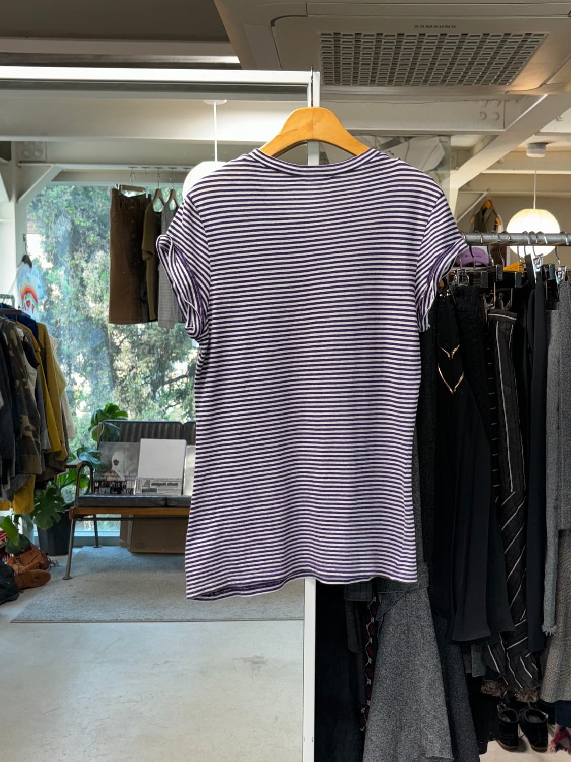 Max&co 스트라이프 포켓 티셔츠 상품이미지2