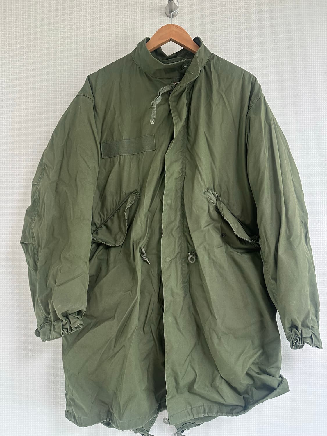 미군 오리지널 피쉬테일 xs 사이즈 A급 상품이미지1