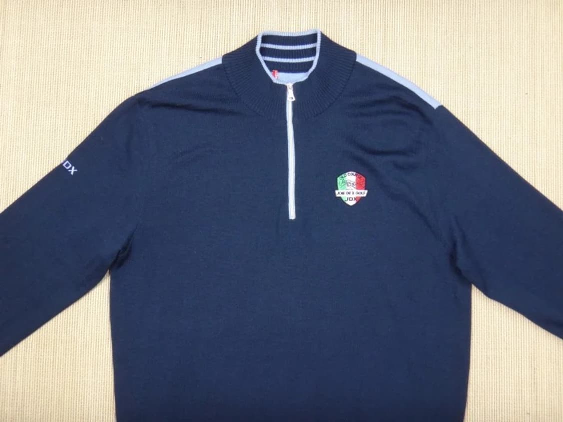 (XL/105) JDX 골프 남성 모직 반집업 니트 상품이미지3