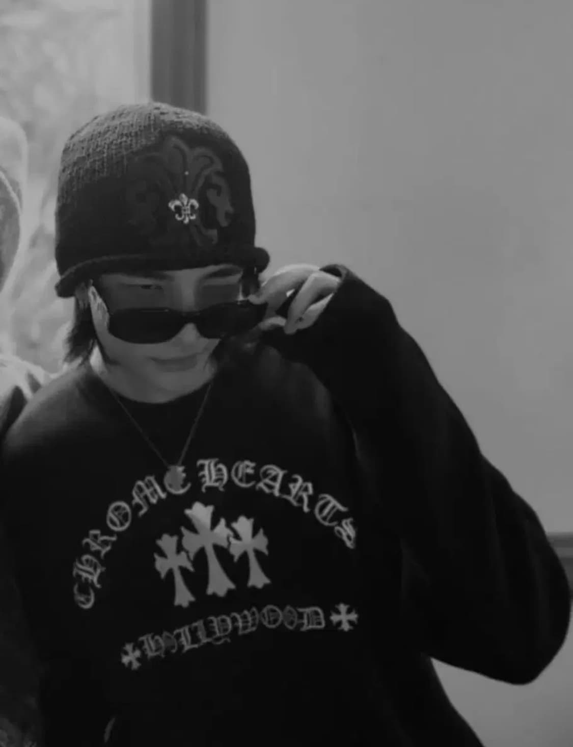 신형 크롬하츠 세메터리 와플 니트 M 영수증O 상품이미지8