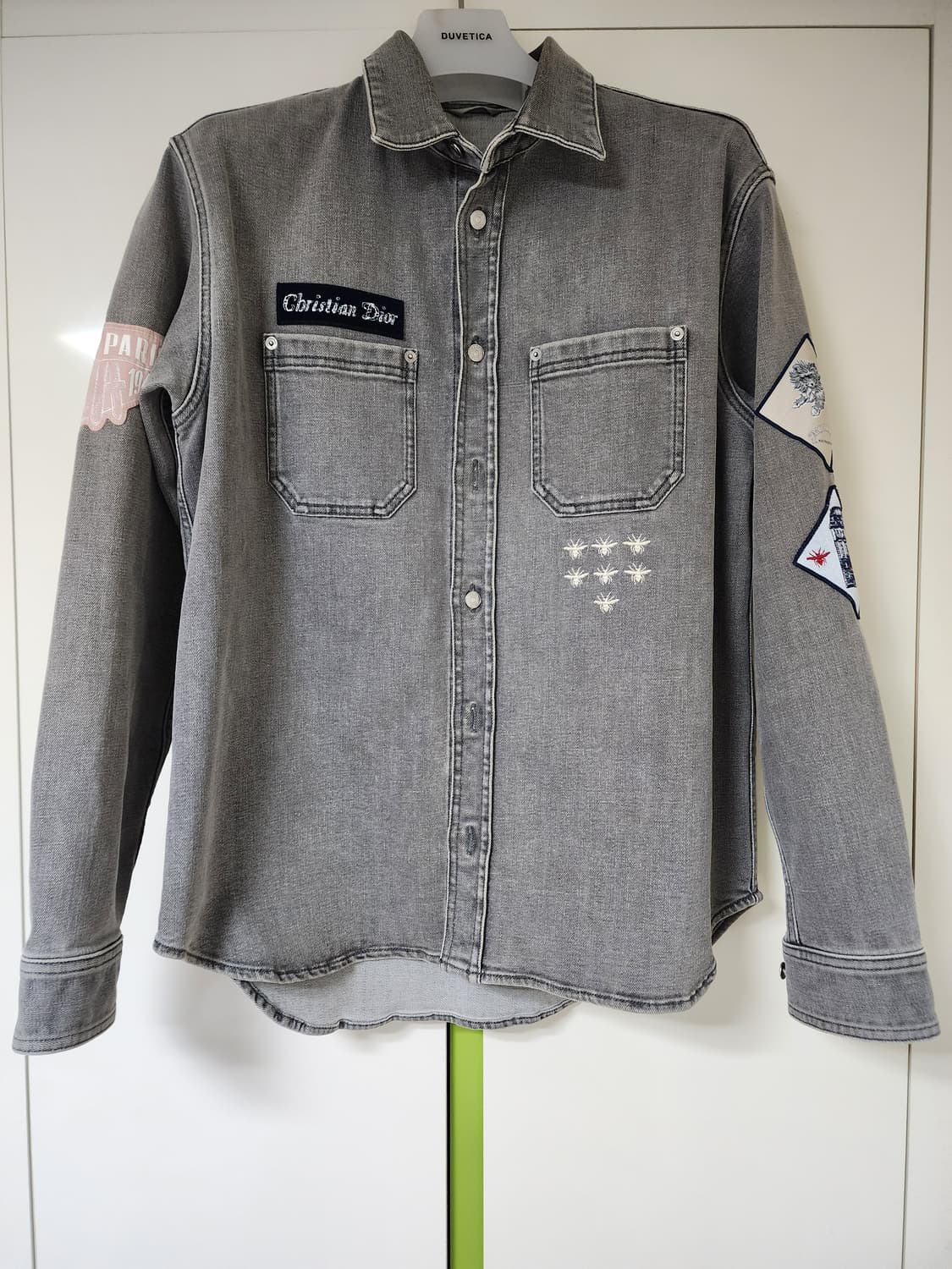 Christian Dior 데님 셔츠 회색 39 100-105사이즈 상품이미지1