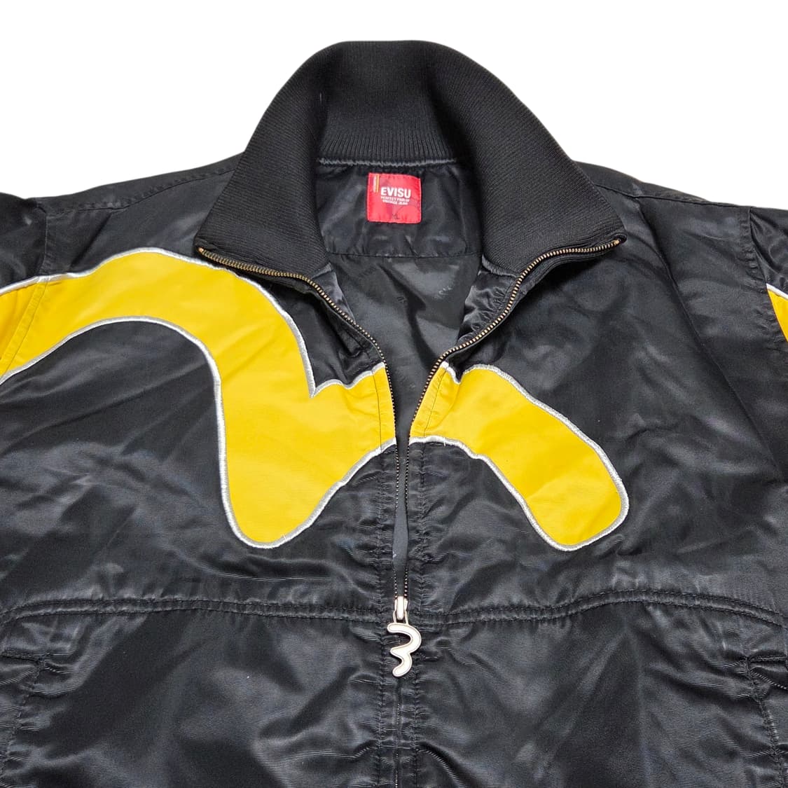 Evisu에비수 빅로고 바시티 봄버 올드스쿨 자켓 상품이미지3
