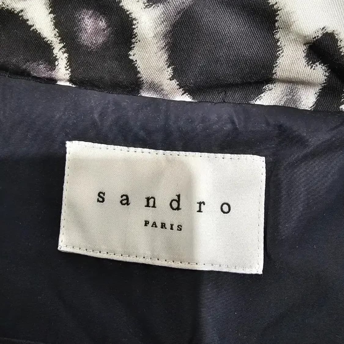 산드로 레오파드 후드 파카 자켓 ~55 상품이미지6