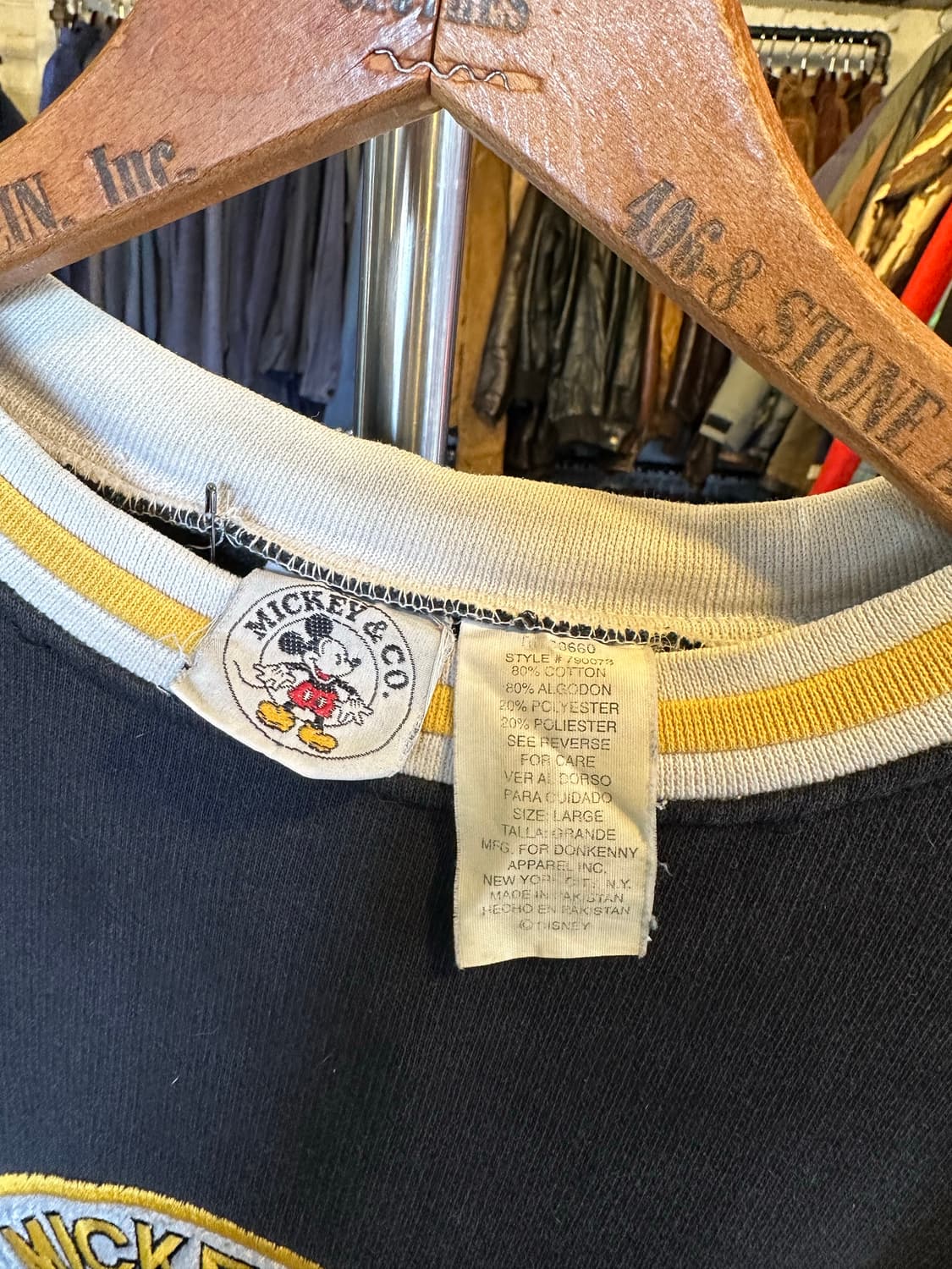 디즈니 미키마우스 자수 스웻 셔츠 상품이미지8