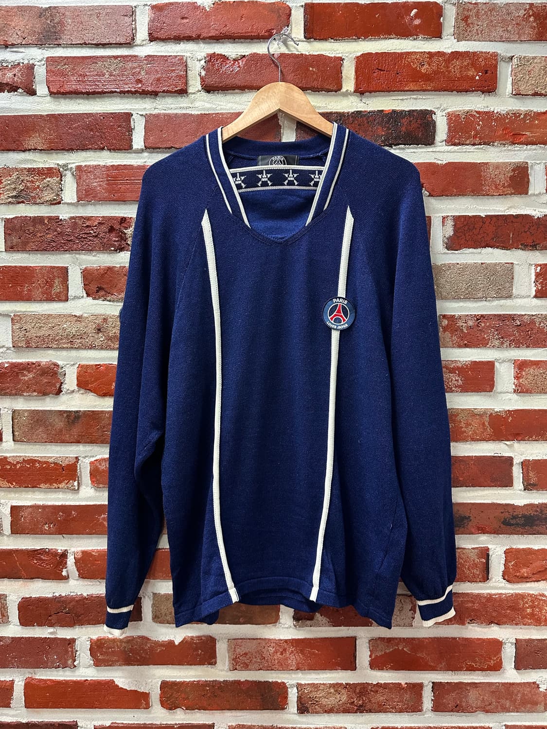 (M) Poggy x 파리생제르망 인디고 니트 상품이미지3