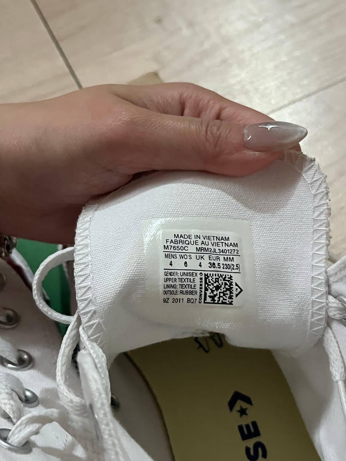 컨버스 하이 화이트 230 상품이미지5