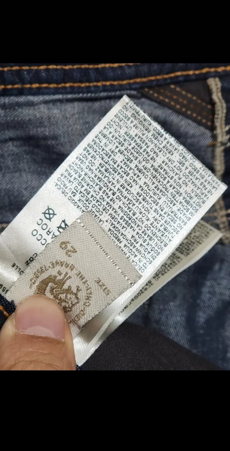 (30) 디젤 타나즈 청바지 진청 THANAZ 데님팬츠 슬림핏  상품이미지4