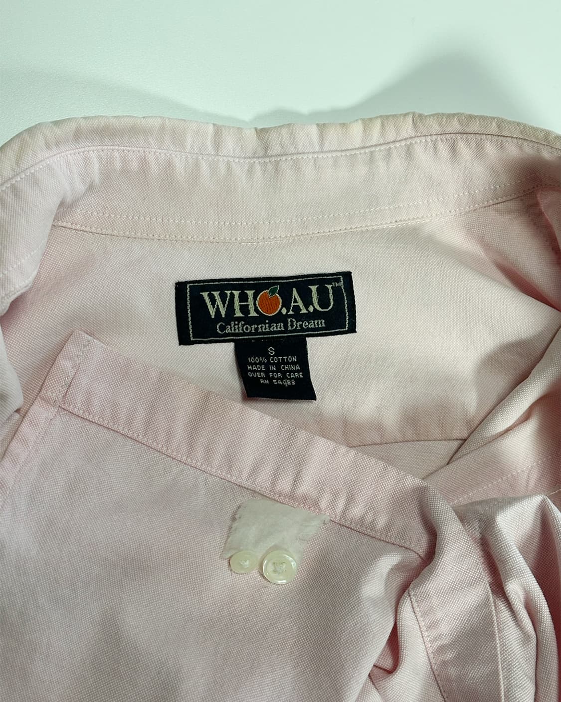 후아유 핑크 셔츠 상품이미지6