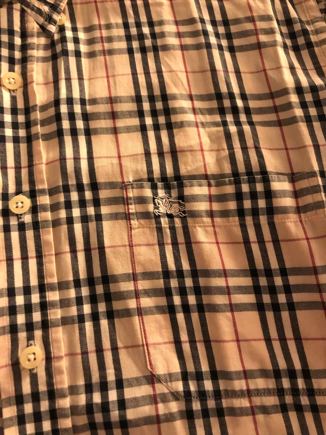 Burberry 런던 체크 셔츠 L 상품이미지3