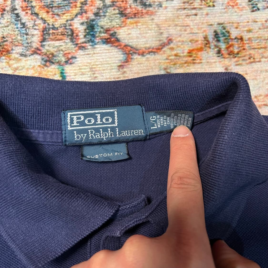 [L] 폴로 랄프로렌 빅포니 백로고 카라 반팔 상품이미지5