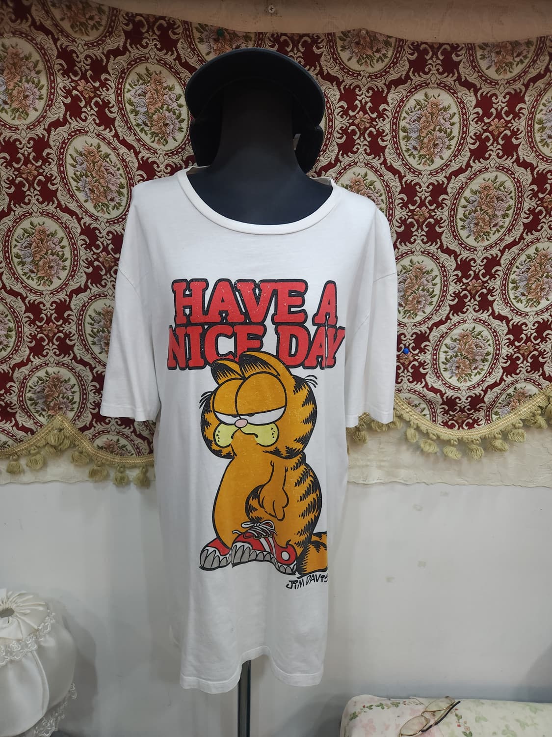 자라 가필드 나염 반팔티
​
 상품이미지1