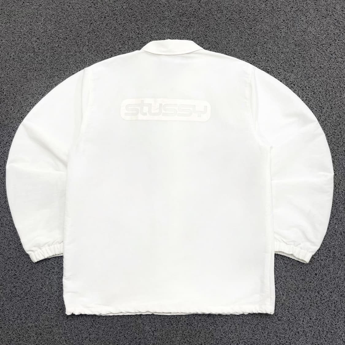 STUSSY 빅로고 화이트 코치 나일론 자켓 상품이미지1
