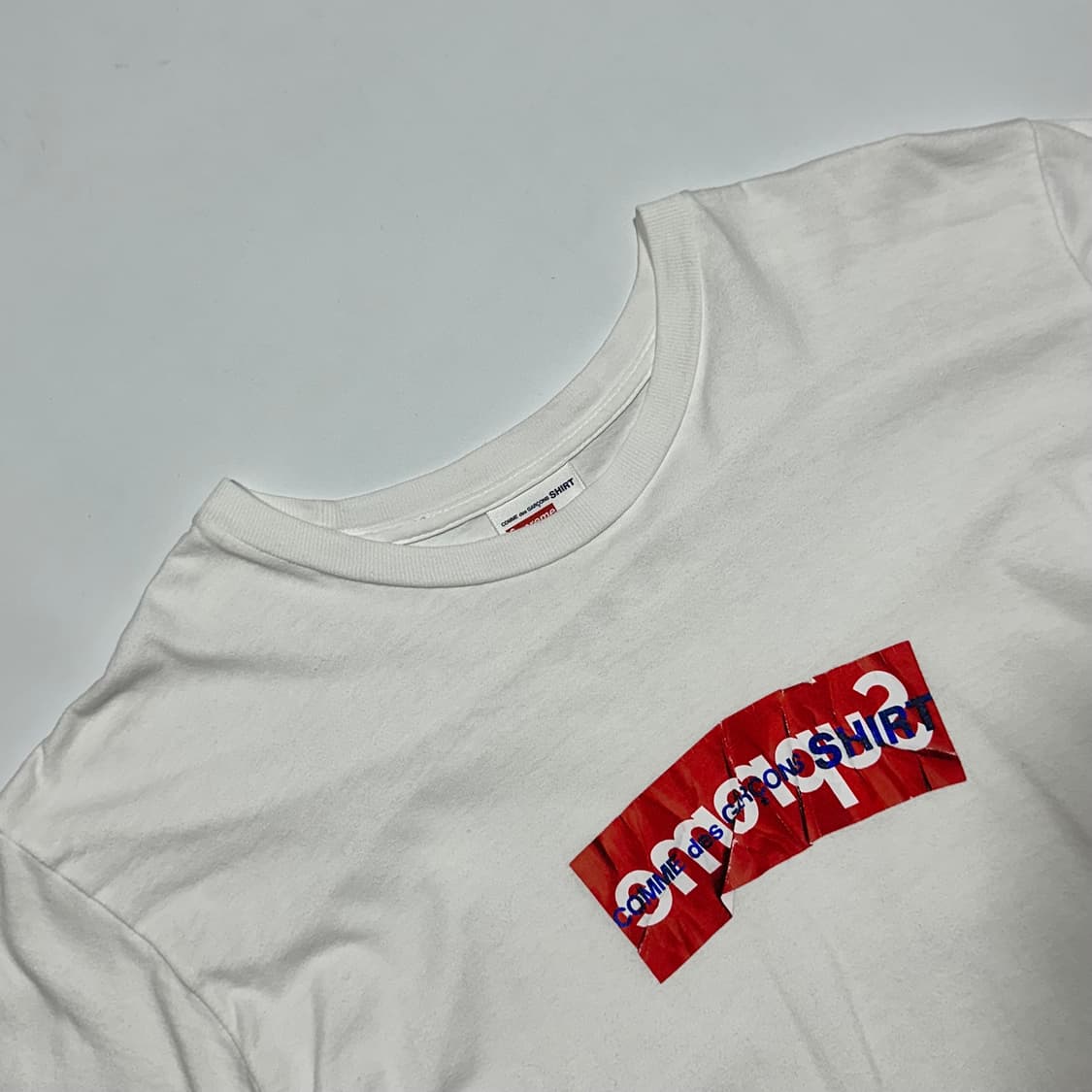 슈프림 꼼데가르송 박스로고 반팔티셔츠 상품이미지8