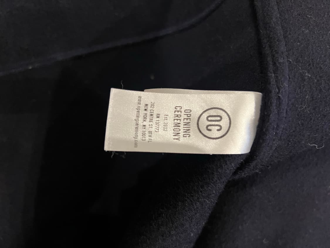 오프닝세레머니 오버핏 더플코트 네이비 xl 상품이미지7