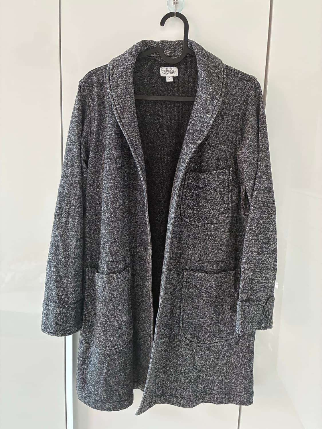 [엔지니어드 가먼츠] 그레이 롱 카디건 아우터 / 0사이즈 상품이미지1