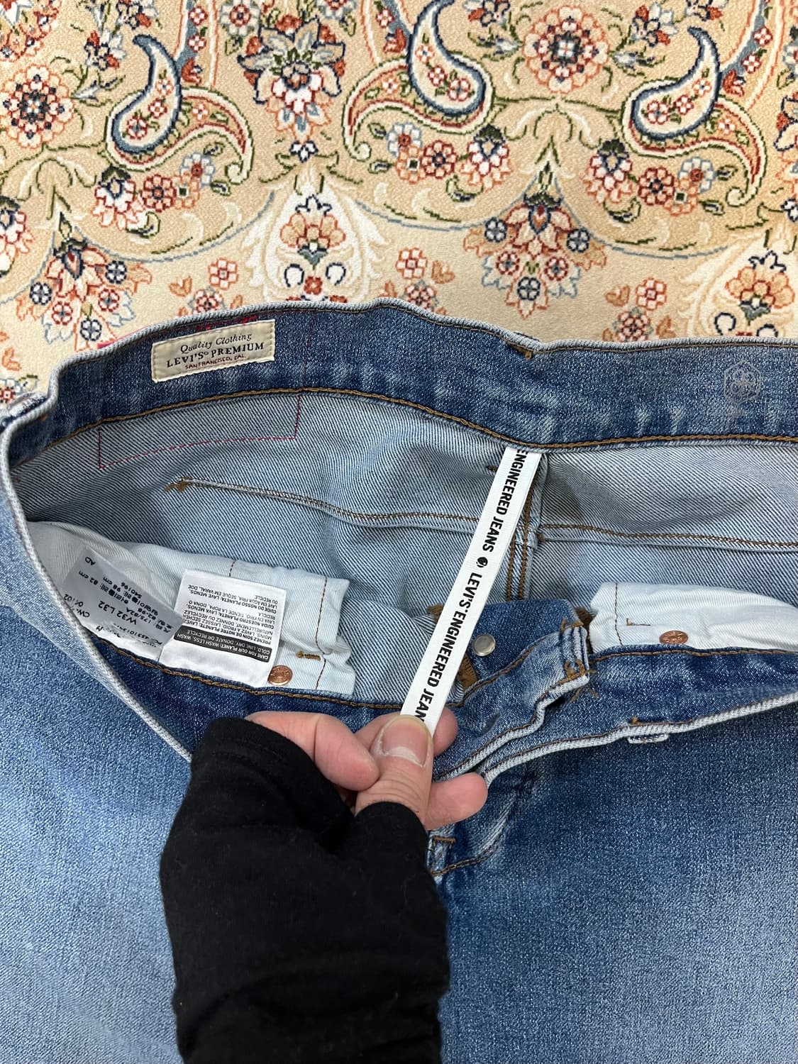 리바이스 엔지니어드 진 LEJ 502 데님 팬츠 바지 상품이미지5