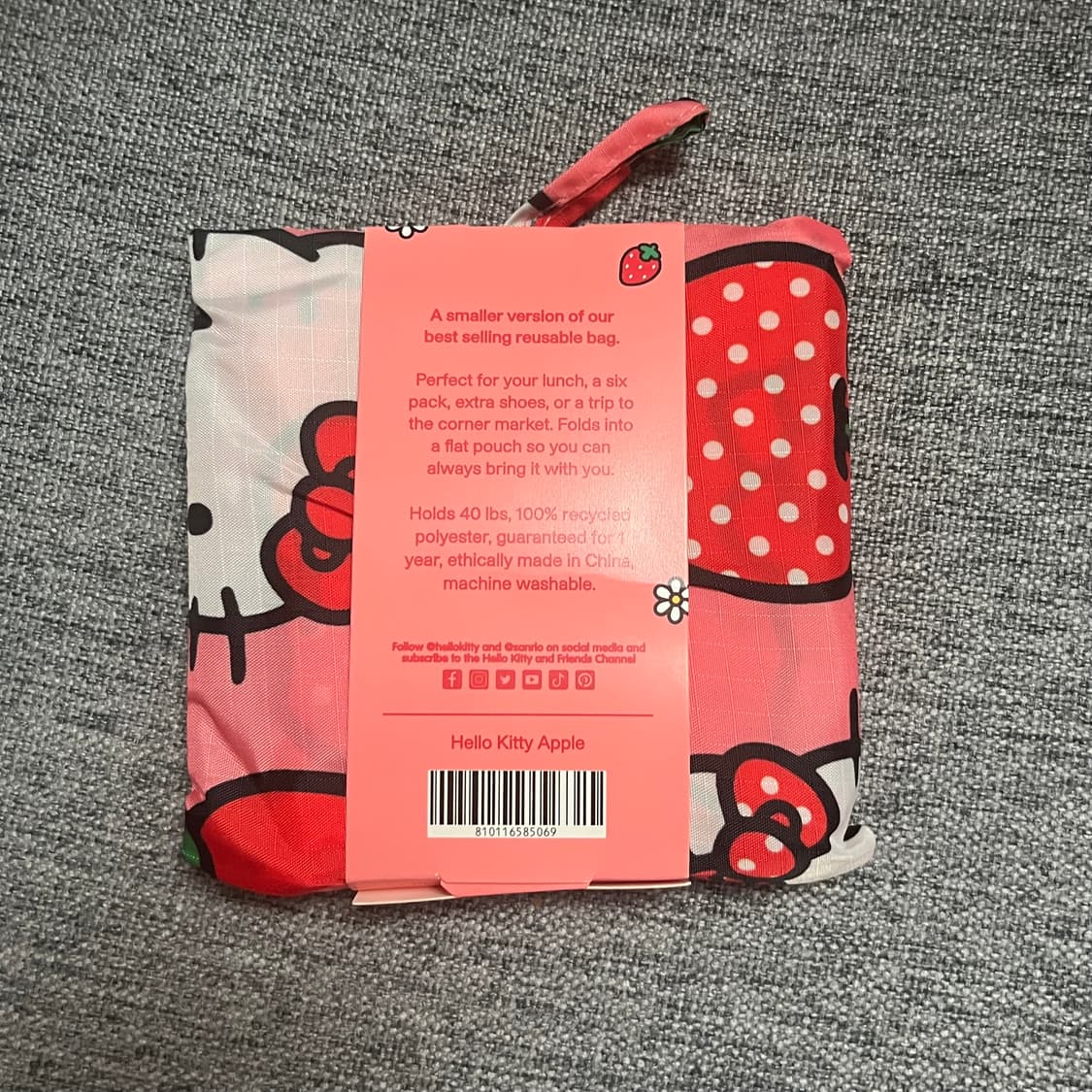 바쿠 헬로키티 애플 베이비 바쿠백 상품이미지2