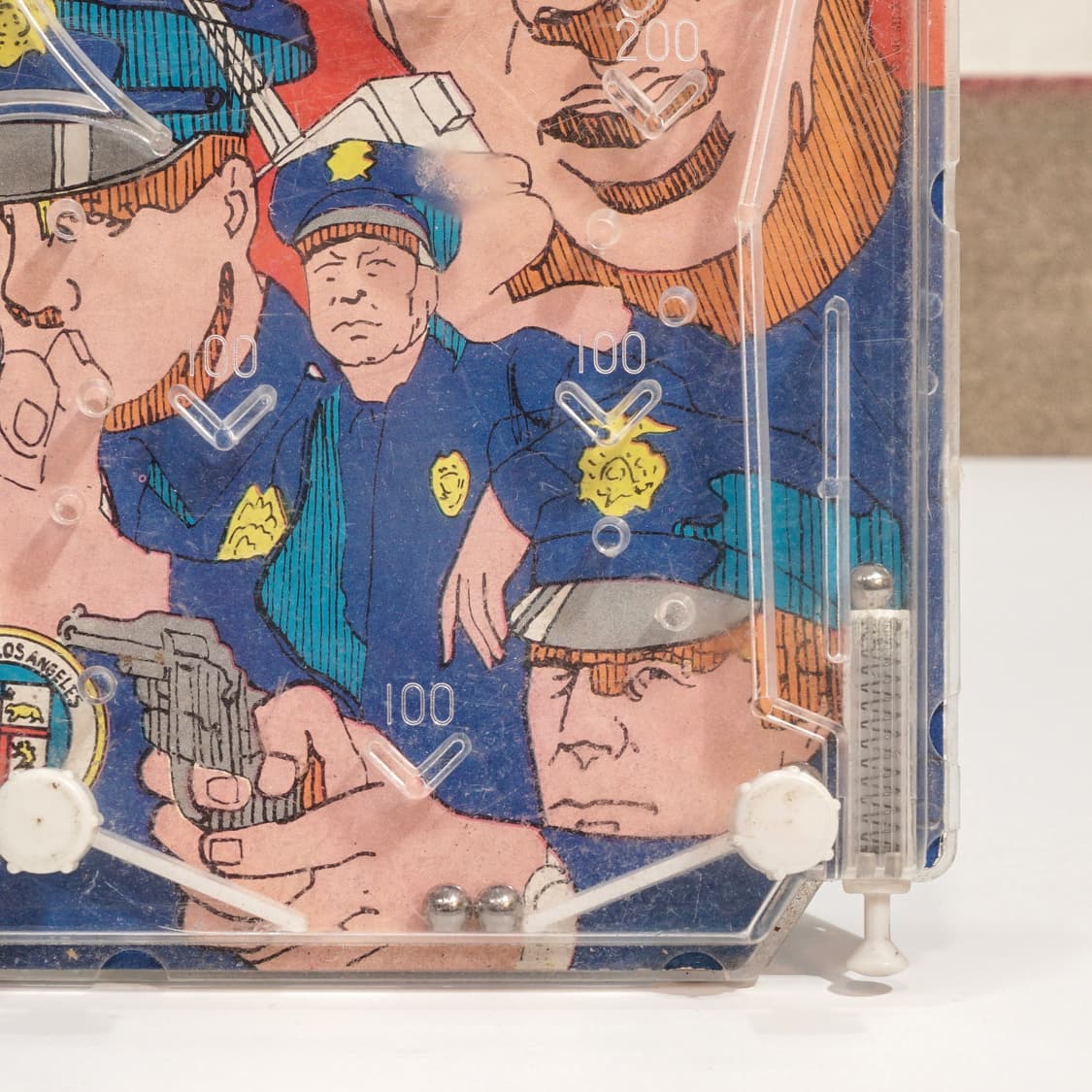 빈티지 소품 미국 LA경찰 핀볼게임 상품이미지3