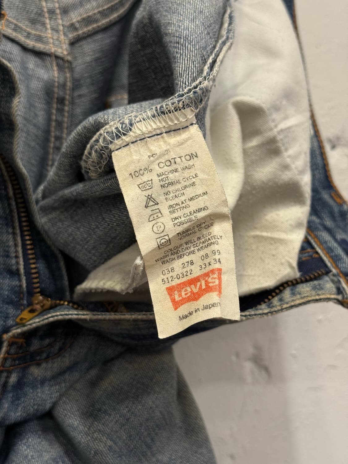 34inch) 90s Japan Levi’s 리바이스 512 Jeans 상품이미지8