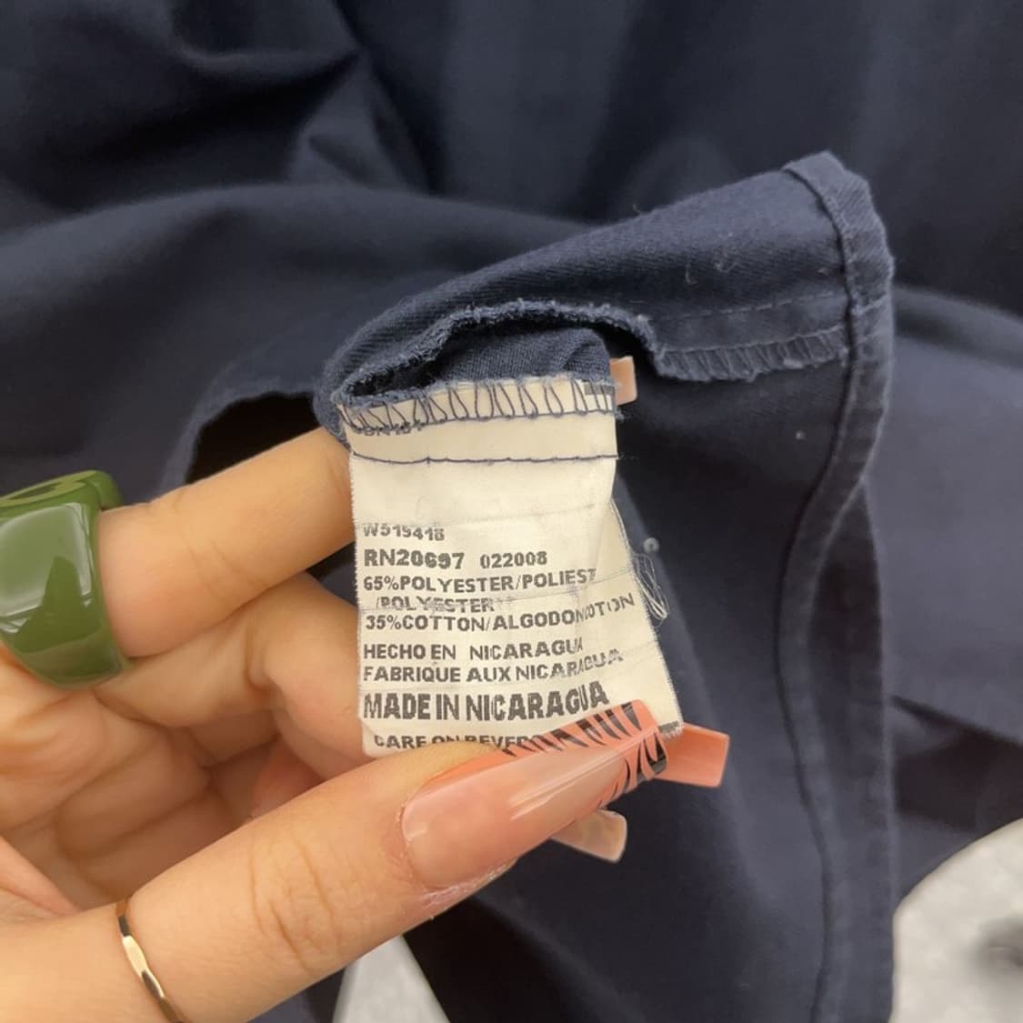 디키즈 레트로 모던시크 캐주얼 워크웨어 오버핏 셔츠 L C08123 상품이미지6