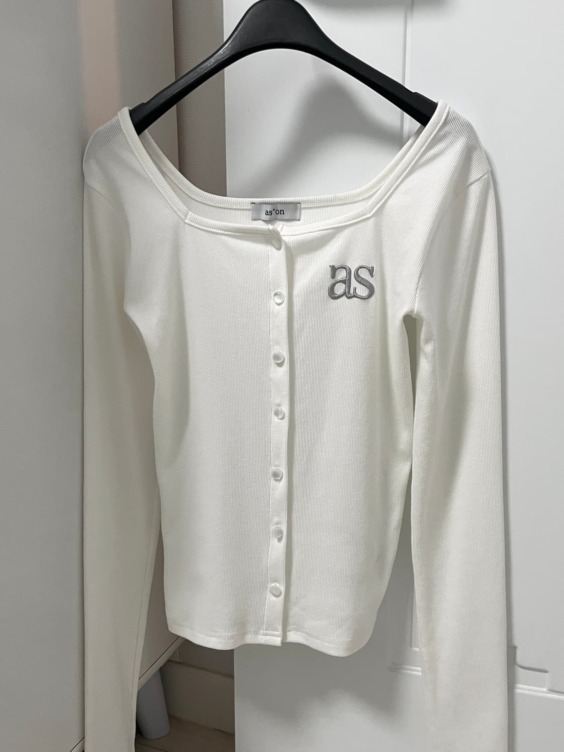 애즈온 시실리 가디건 화이트 ason 상품이미지2