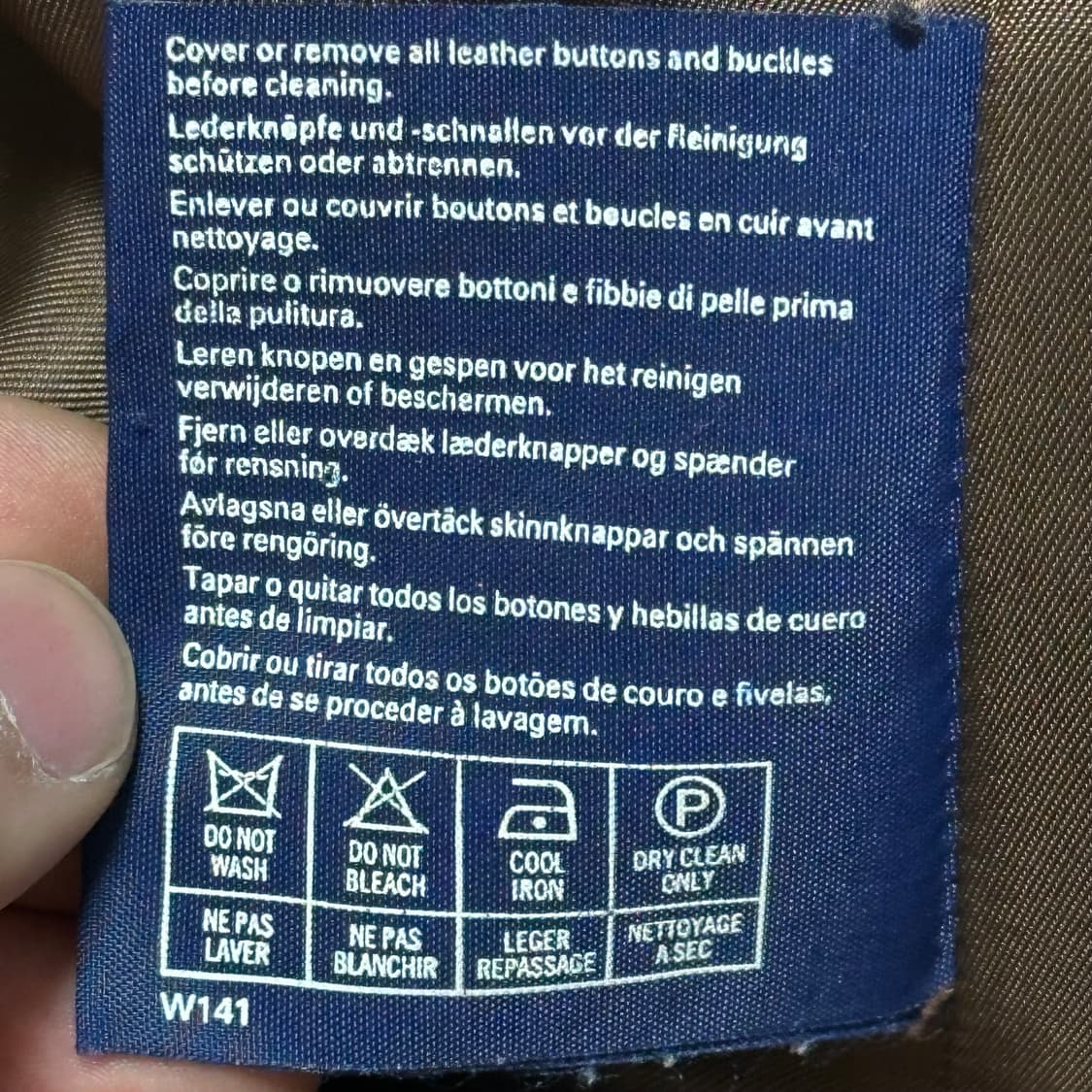 XL 버버리 골드 버튼 울 브라운 코트 상품이미지6