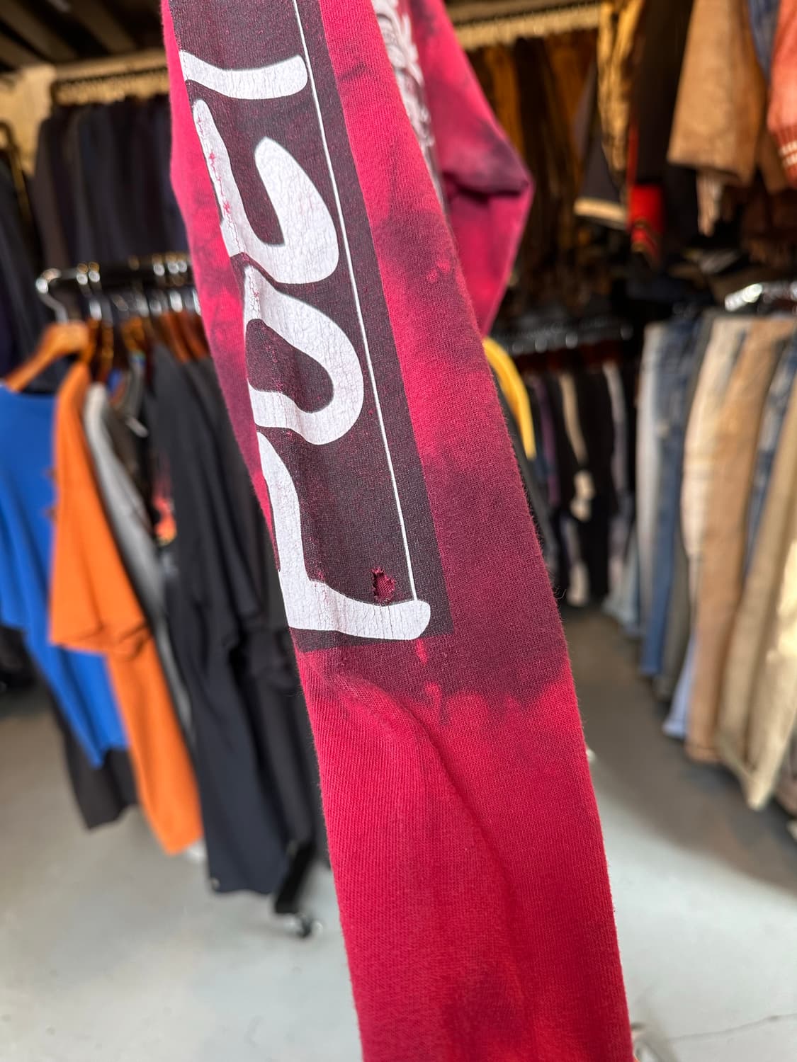 2pac 투팍 래퍼 타이다이 프린팅 롱슬리브 티셔츠 상품이미지6