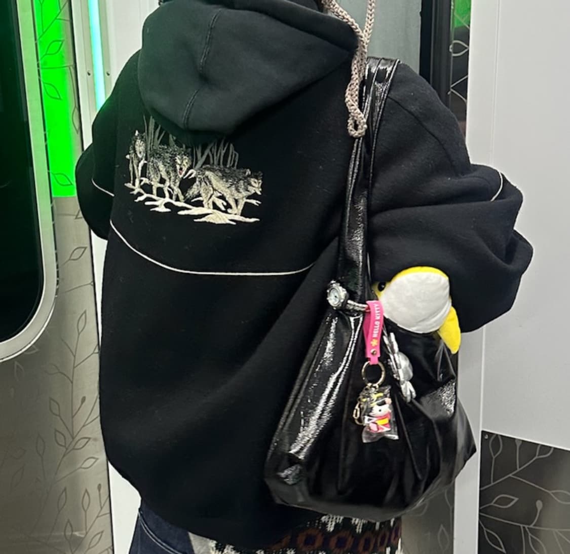 빈티지 늑대자수 울 자켓 상품이미지4