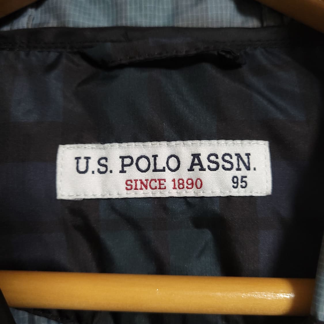 (95) U.S.POLO 폴로아센 체크 후드집업 바람막이 점퍼 상품이미지2