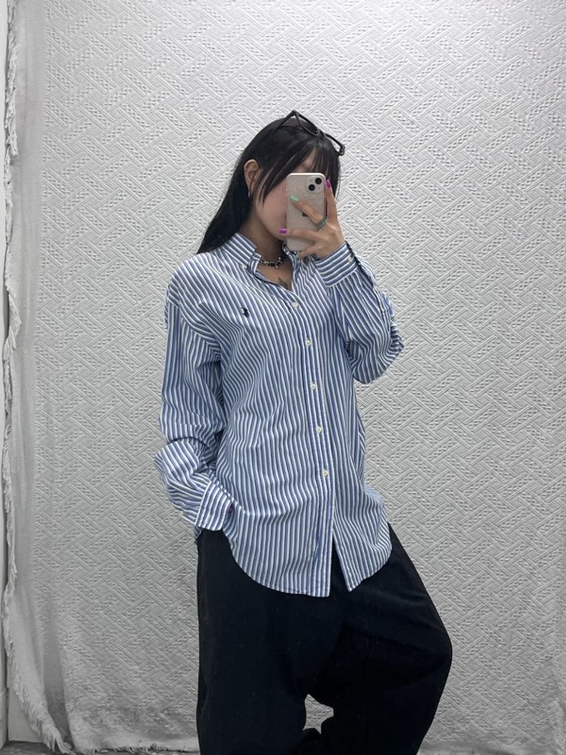 폴로 랄프로렌 캐주얼 베이직 스트라이프 셔츠 110 C06947 상품이미지2